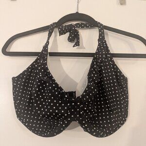 Freya Jewel Cove Swim Bra - Black/White Polka Dot